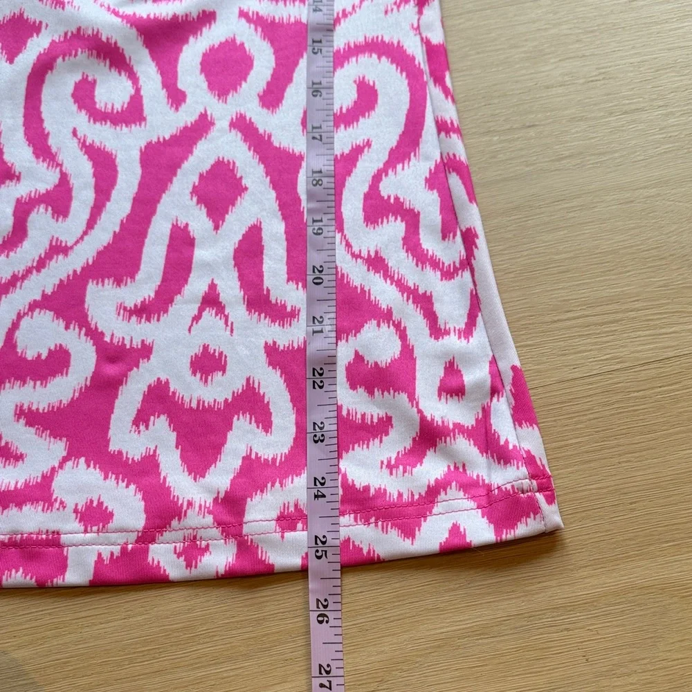 Gretchen Scott Designs Pink and White Tunic Top - Picture 5 of 9